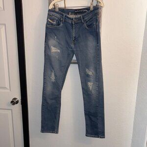 Diesel Men's Slim Fit Blue Jeans